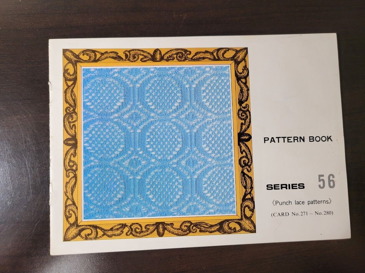 Knitting Machine Punch Cards For Pattern Knitting, Series 56