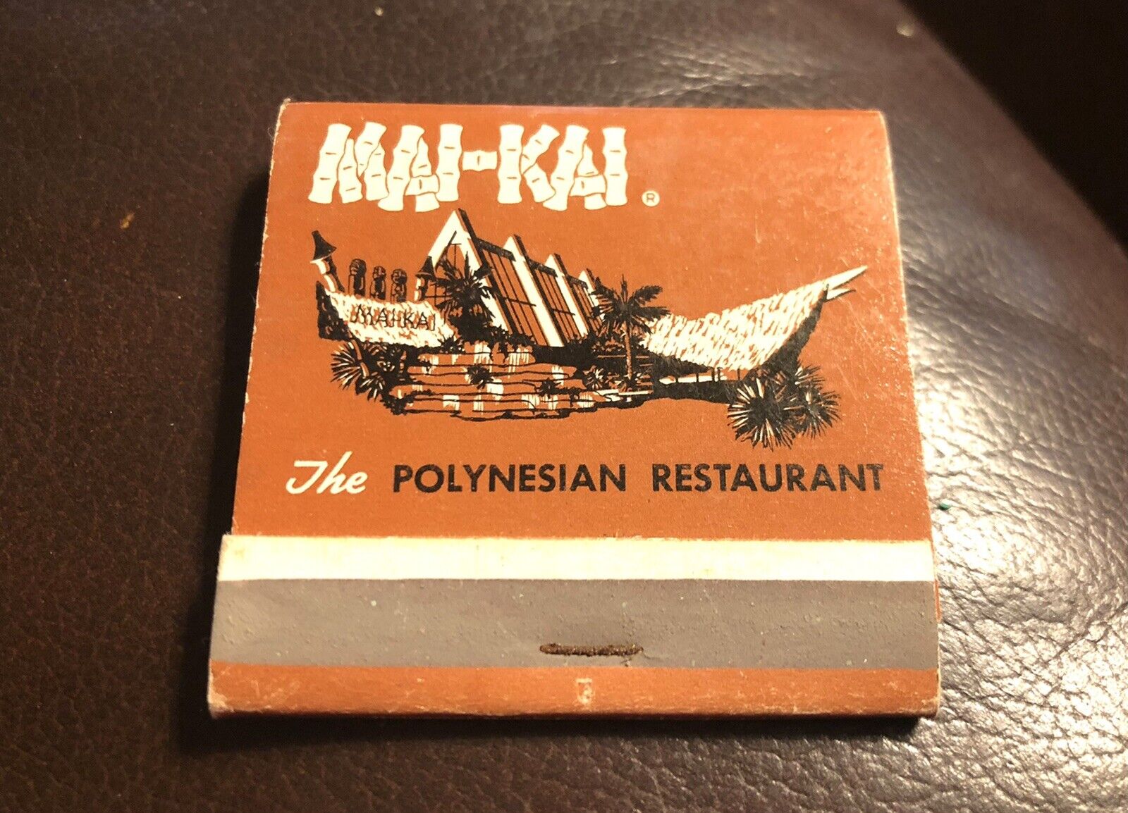 Mai Kai, The Polynesian Restaurant, Ft. Lauderdale, Fl, Full Unstruck Matchbook
