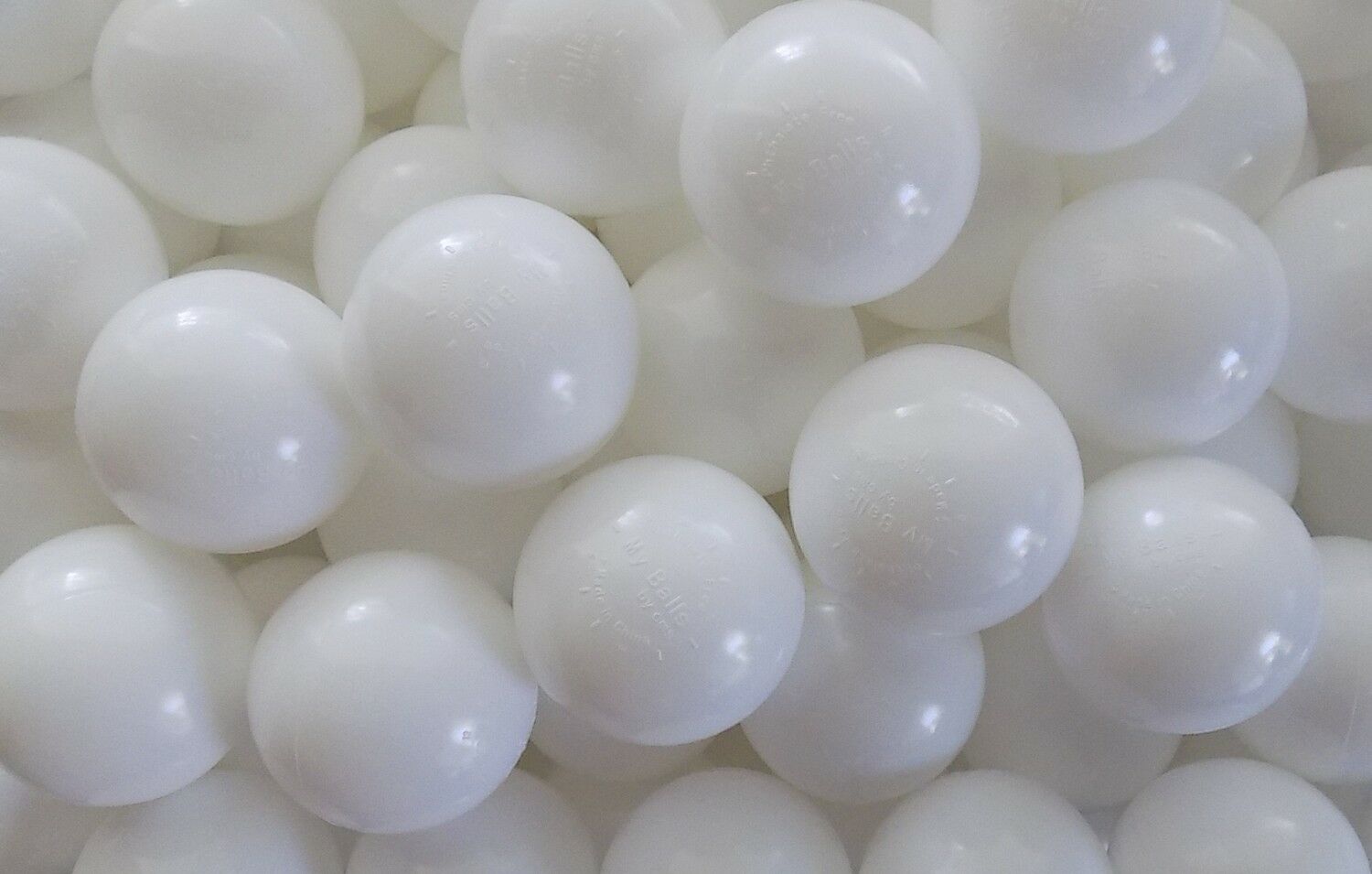 300 Jumbo Size 3" Snow-white Color Heavy Duty Commercial Grade Ball Pit Balls