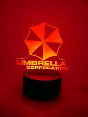 Resident Evil Umbrella Corporation Night Light | Rgb Led
