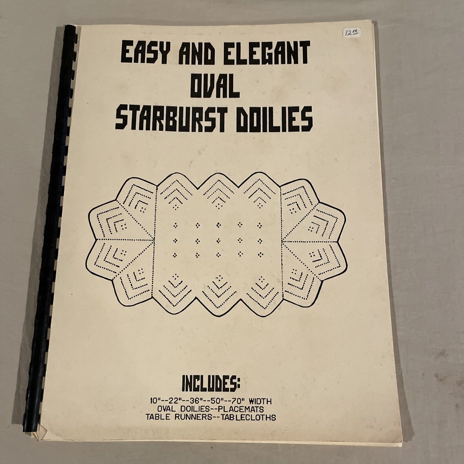 Easy & Zelegsnt Oval Starburst Doilies Knitting Machine Patterns