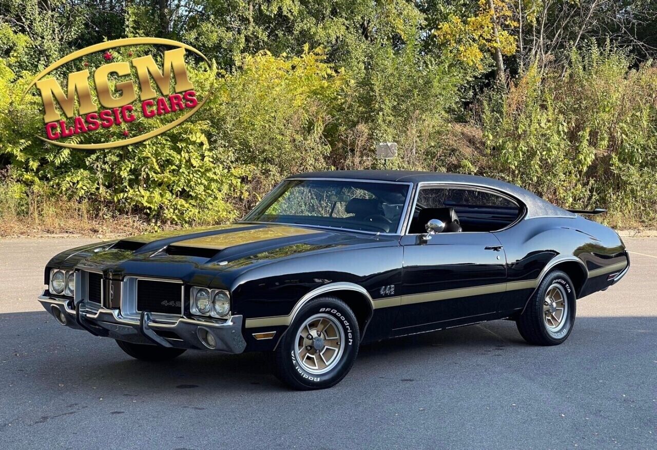 1971 Oldsmobile 442 Factory 19 black cold air  conditioning