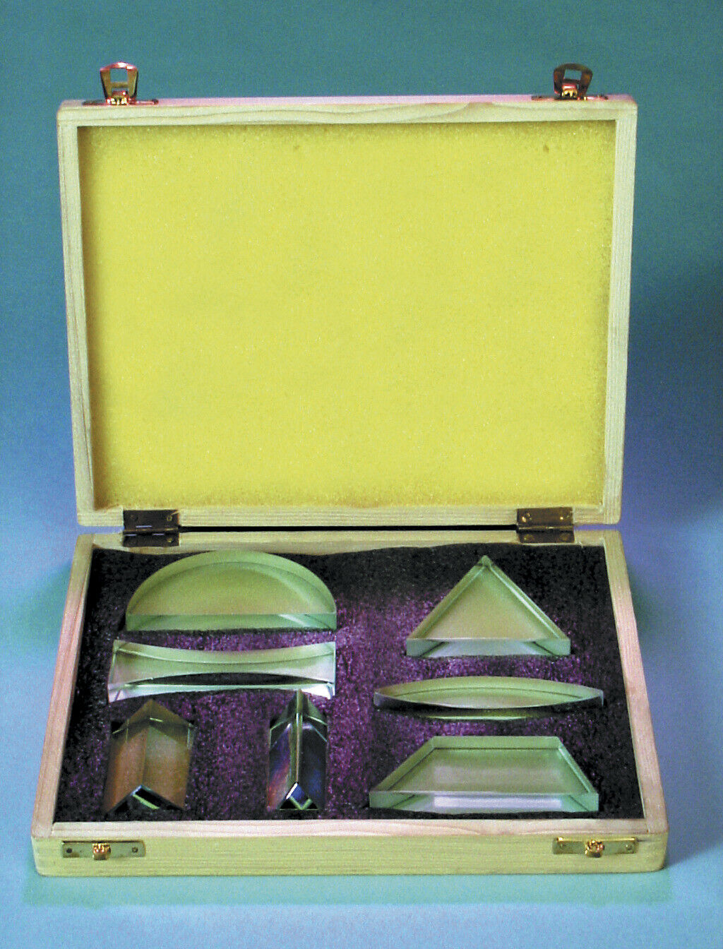 Frey Scientific Prism And Lens Set - Glass - Set Of 7