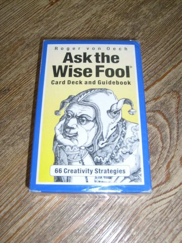 Ask The Wise Fool Card Deck & Guidebook 2019 Creativity Strategies New & Sealed