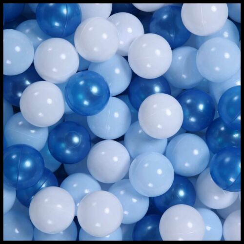 Gogoso Ball Pit Balls Blue Tone For Playhouse Baby Pool Babies Kids Toddlers Boy