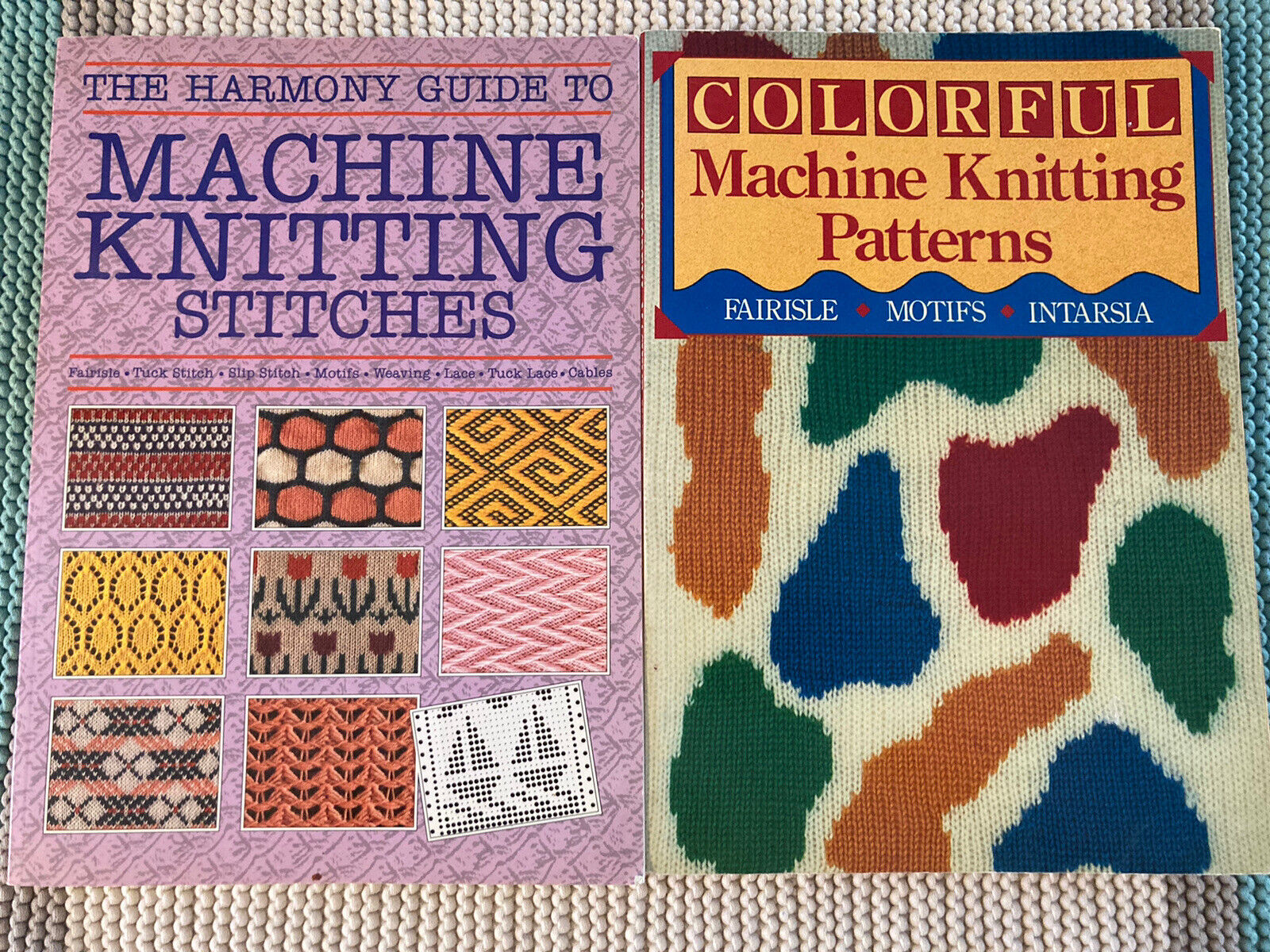Harmony Guide To Machine Knitting Stitches & Colorful Patterns Barbara Devaney