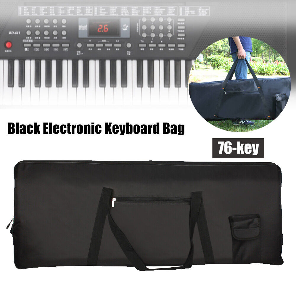 76 Key Keyboard Gig Bag Digital Piano For Casio Yamaha Oxford Carrying Case Usa