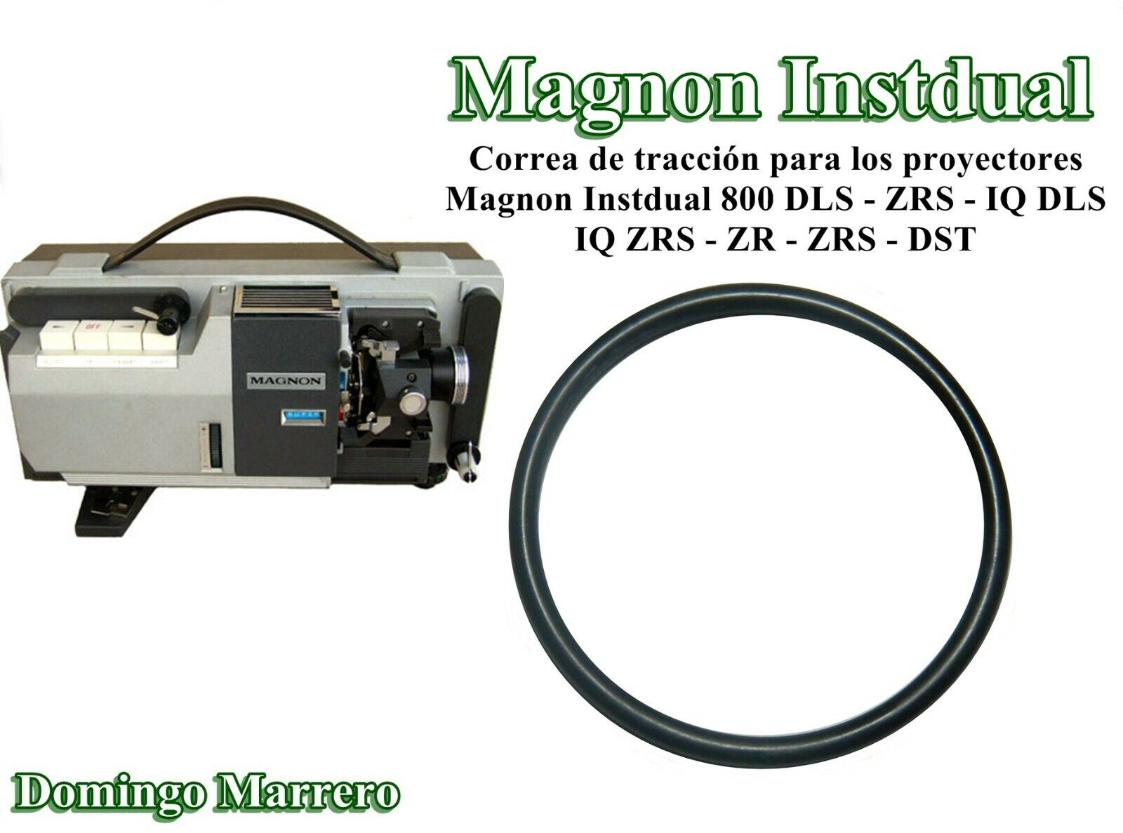 Super 8 Cinema Projector Belt For Magnon Instdual 800