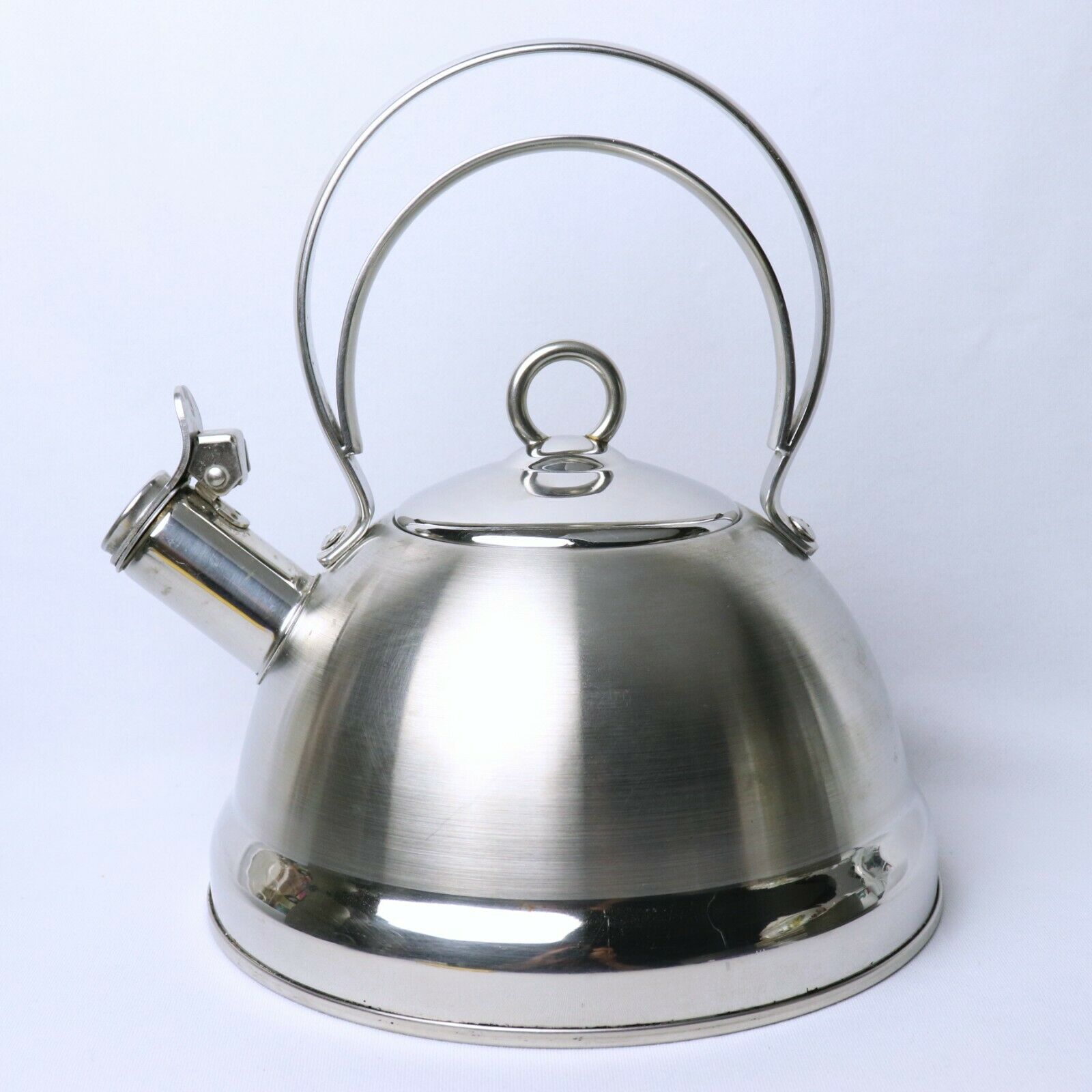 Betty Crocker By Mainstays - Retro Whistling Water Tea Kettle - Stainless Steel