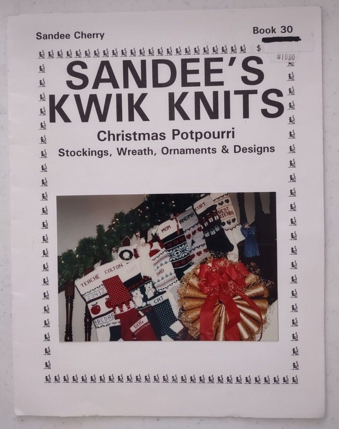Sandee's Kwik Knits Christmas Potpourri Book 30 Machine Knitting Pattern