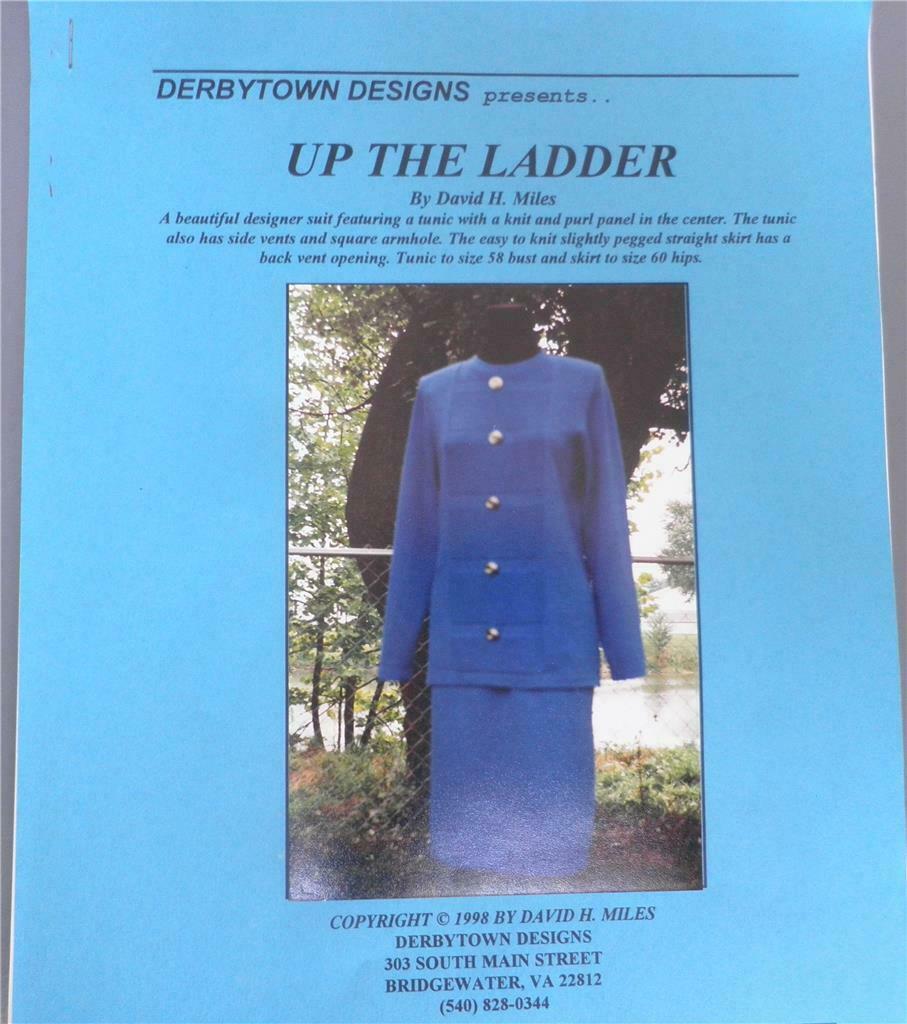 Up The Ladder Suit For Knitting Machines Tunic + Skirt Derbytown Designs