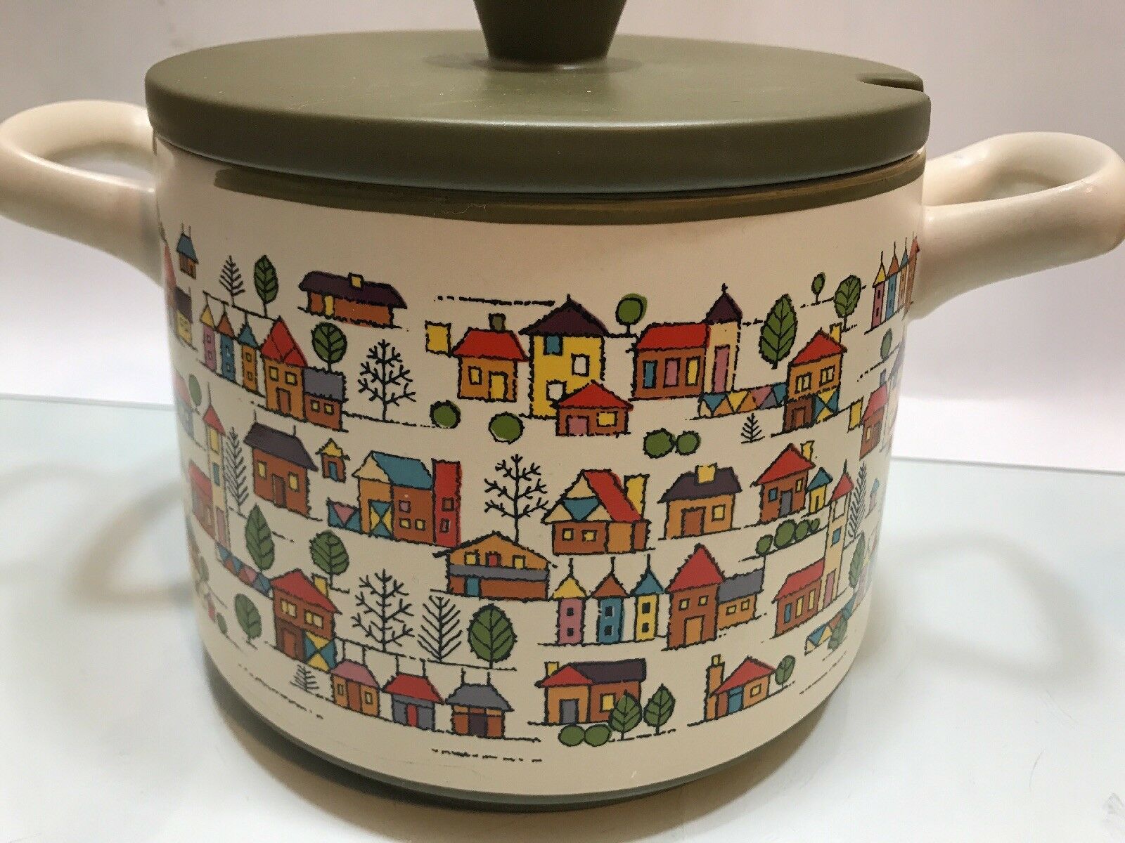 Country Village Tourin Pot Japan, Ceramic R-8190