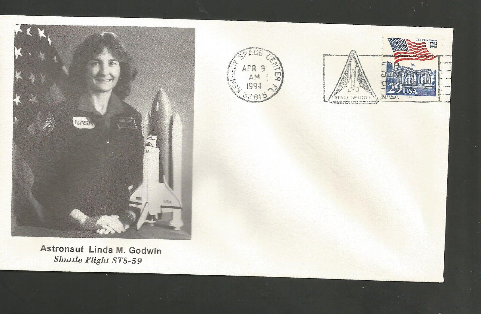 Astronaut Linda M. Godwin   Shuttle Flight Sts-59 Endeavour  Apr 9,1994   Ksc *
