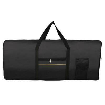Portable 61key Keyboard Electric Piano Padded Case Gig Bag Advanced Fabric Black