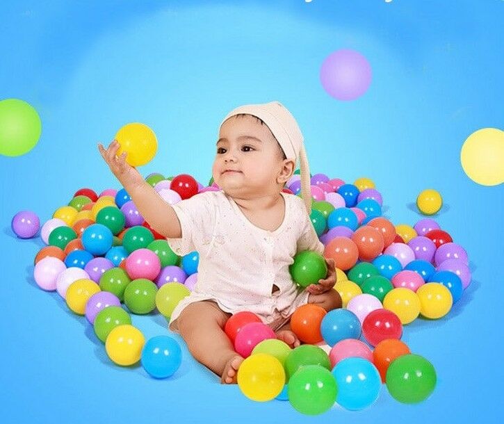 Colorful Pit Plastic Pool Balls 5.5cm 100 Pcs/lot Soft Eco-friendly Indoor Play