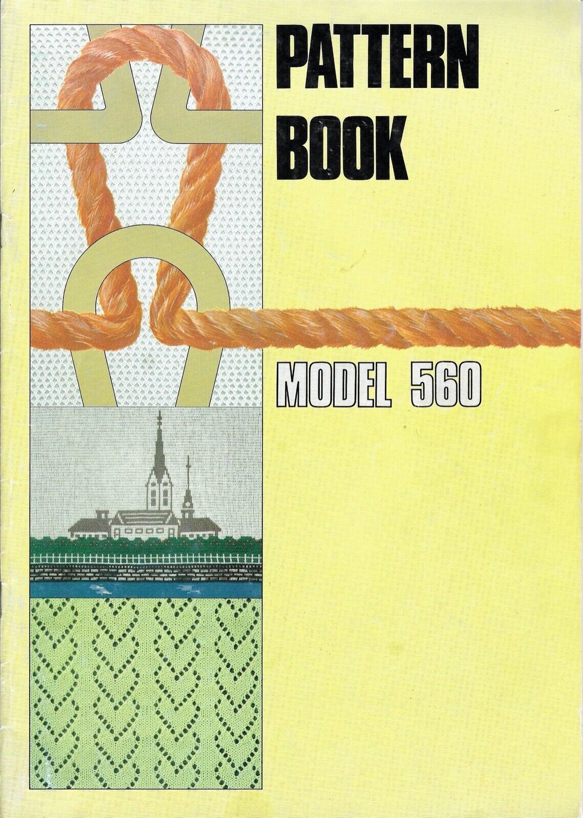 Silver Reed Sk560 Std. Gauge Elec. Knitter - Pattern Book  *new* Mfg Original