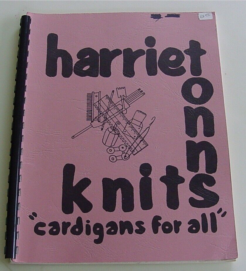 3 Vintage Book Patterns Machine Knitting Harriet Tonns Knits Cardigan Vests Kids